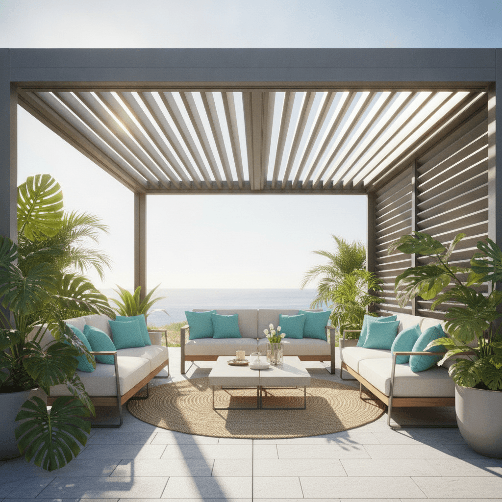 Pergola bioclimatique Jardin Avenue
